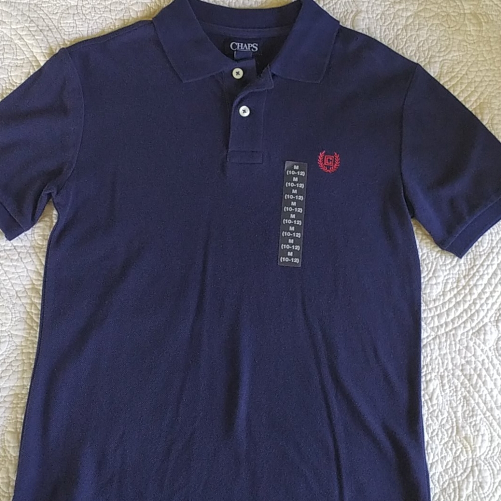 Chaps polo shirt size M (10/12)